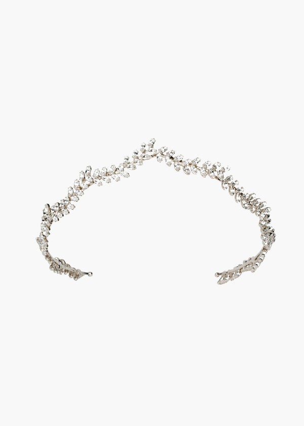 jennifer behr Delicate Vine Tiara Crystal