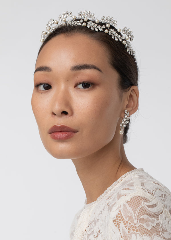 Jennifer Behr Delilah Tiara Crystal