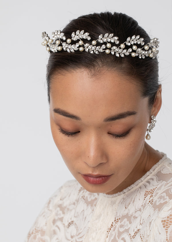 Jennifer Behr Delilah Tiara Crystal