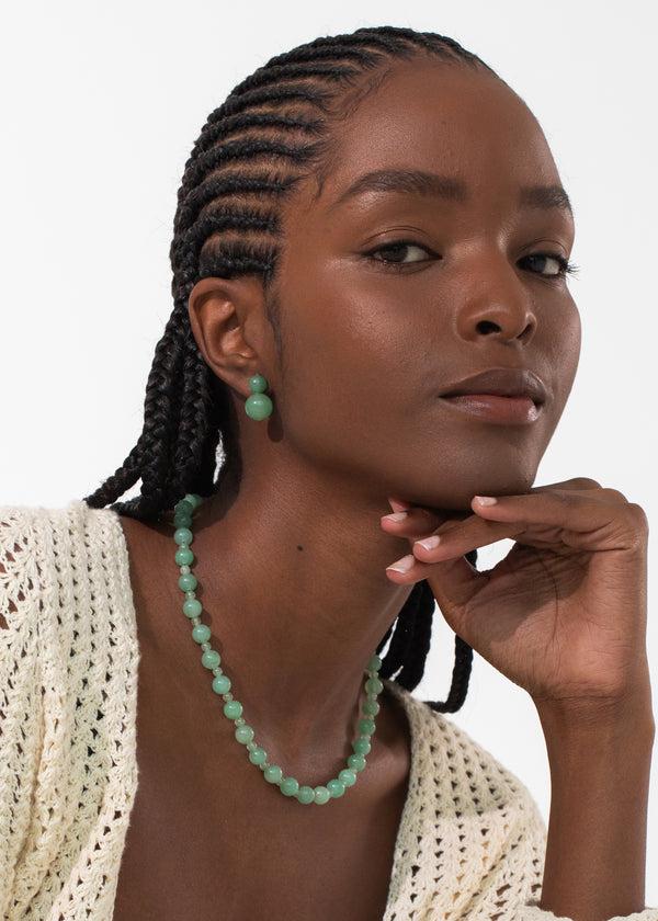 Jennifer Behr Dhara Necklace Aventurine