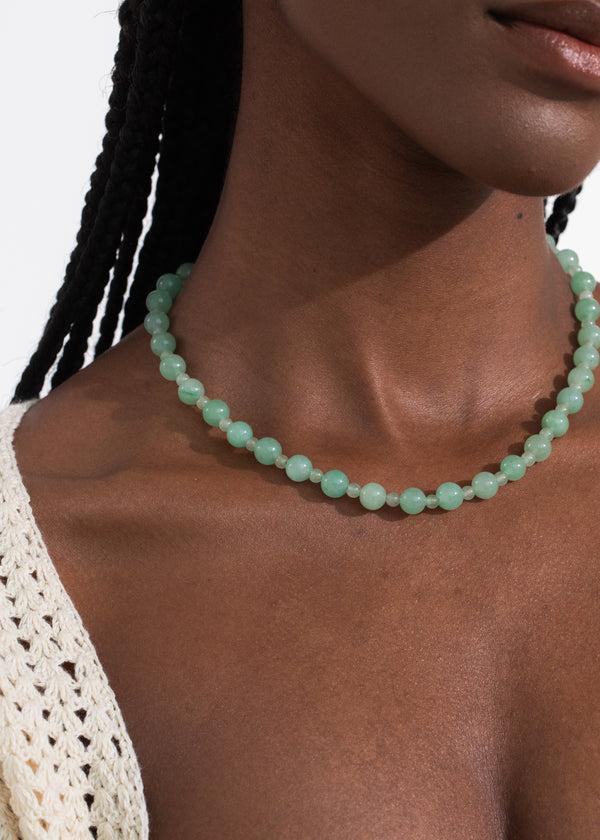 Jennifer Behr Dhara Necklace Aventurine