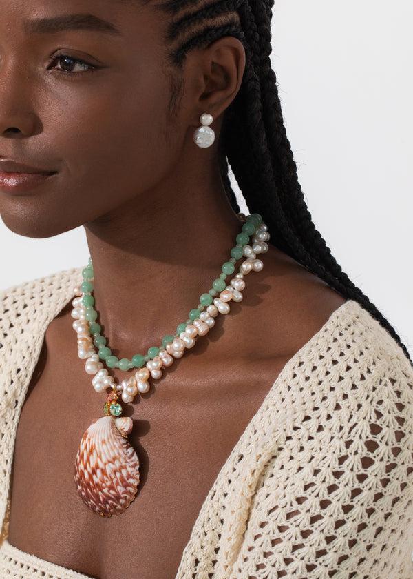 Jennifer Behr Dhara Necklace Aventurine