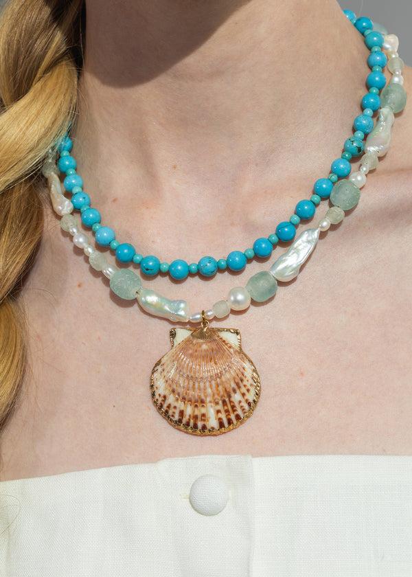 Jennifer Behr Dhara Necklace Turquoise
