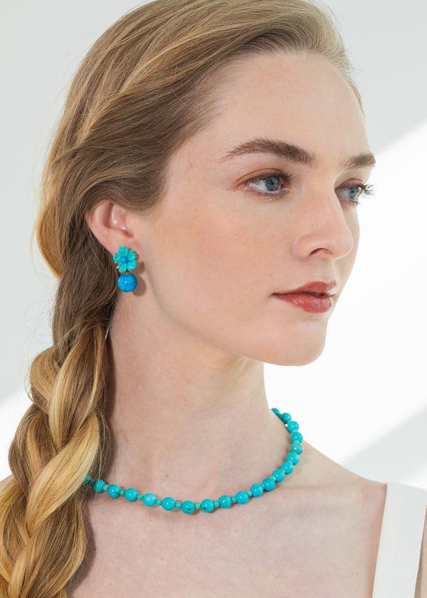 Jennifer Behr Dhara Necklace Turquoise