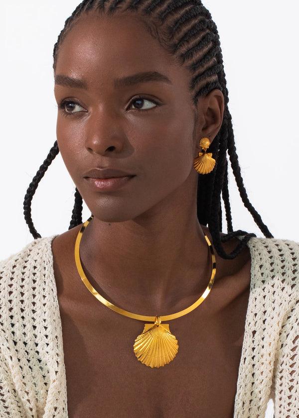 Jennifer Behr Dune Collar Gold