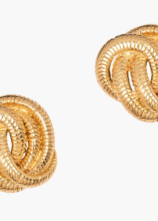 Jennifer Behr Elaina Stud Earrings Gold