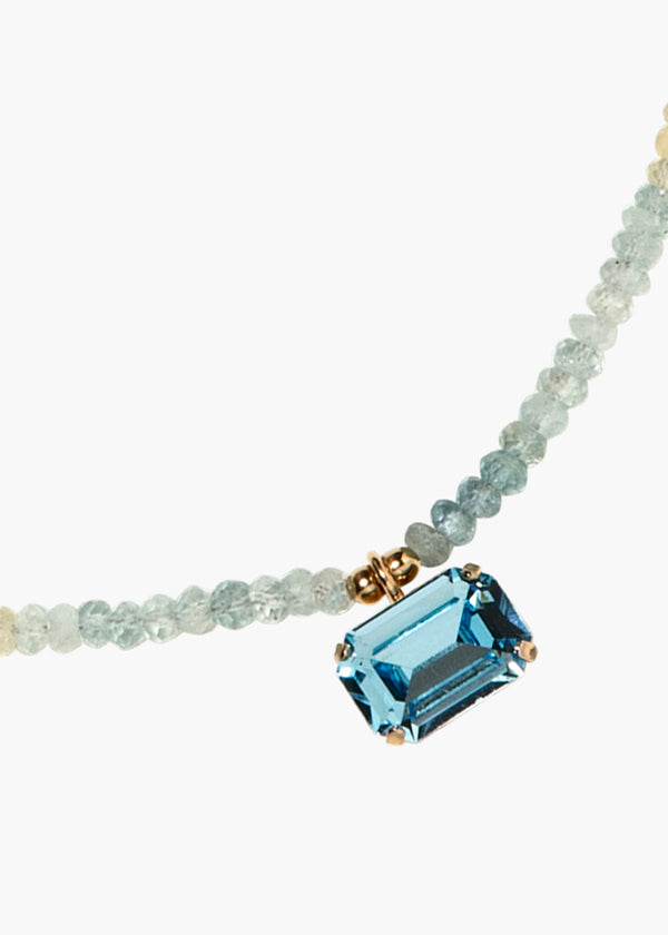 Jennifer Behr Elba Necklace Aquamarine