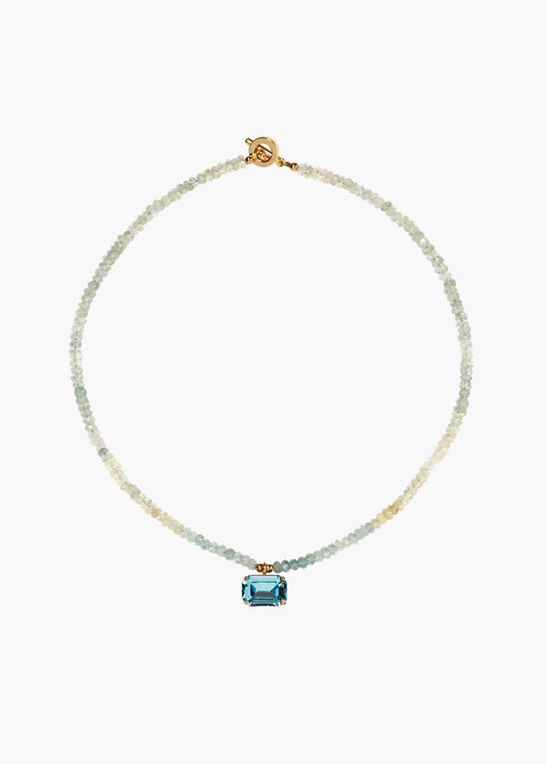 jennifer behr Elba Necklace Aquamarine