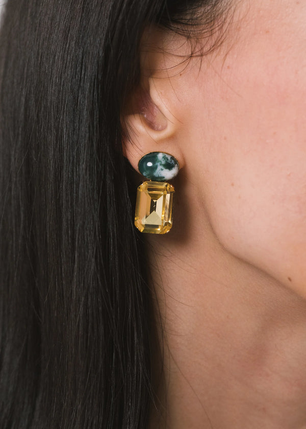 Jennifer Behr Elin Earrings Citron