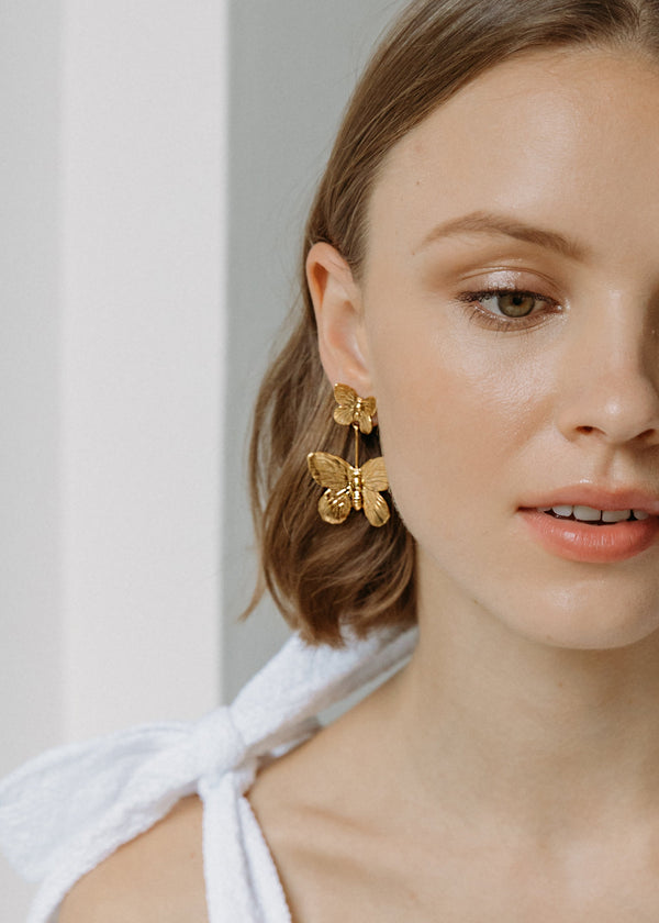 Jennifer Behr Ella Earrings Gold