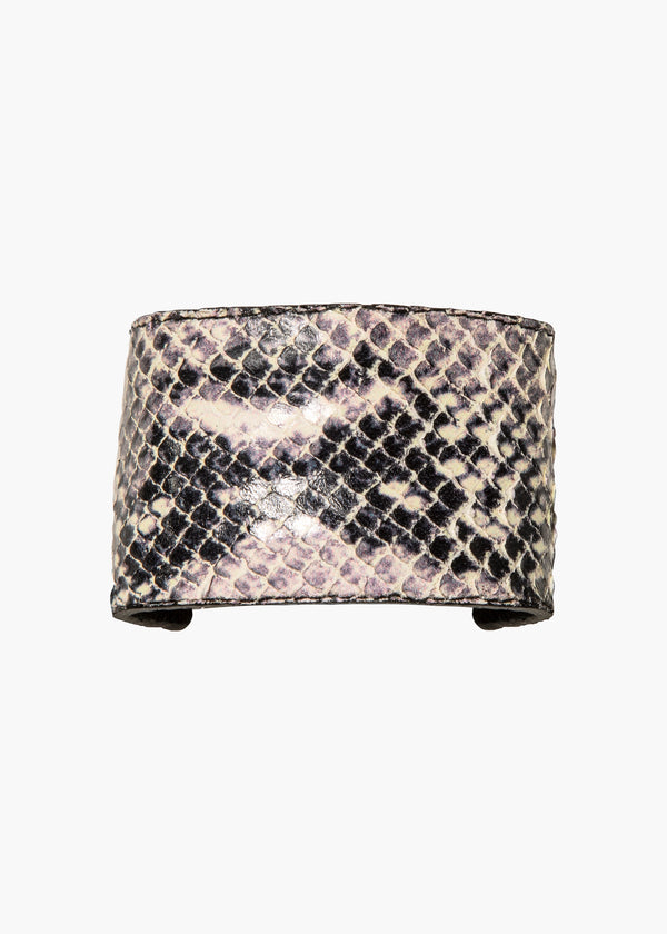 jennifer behr Embossed Leather Ponywrap Snake