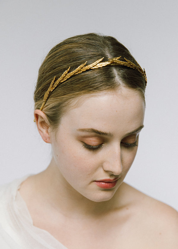 Jennifer Behr Eris Headband Gold