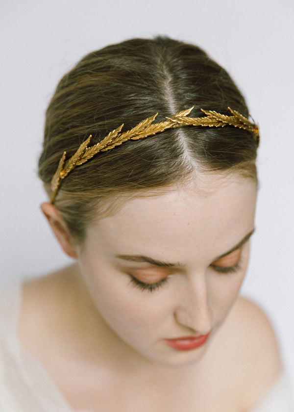 Jennifer Behr Eris Headband Gold