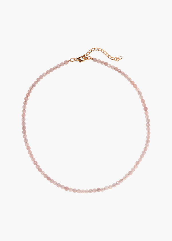 jennifer behr Ersa Necklace Rose Quartz
