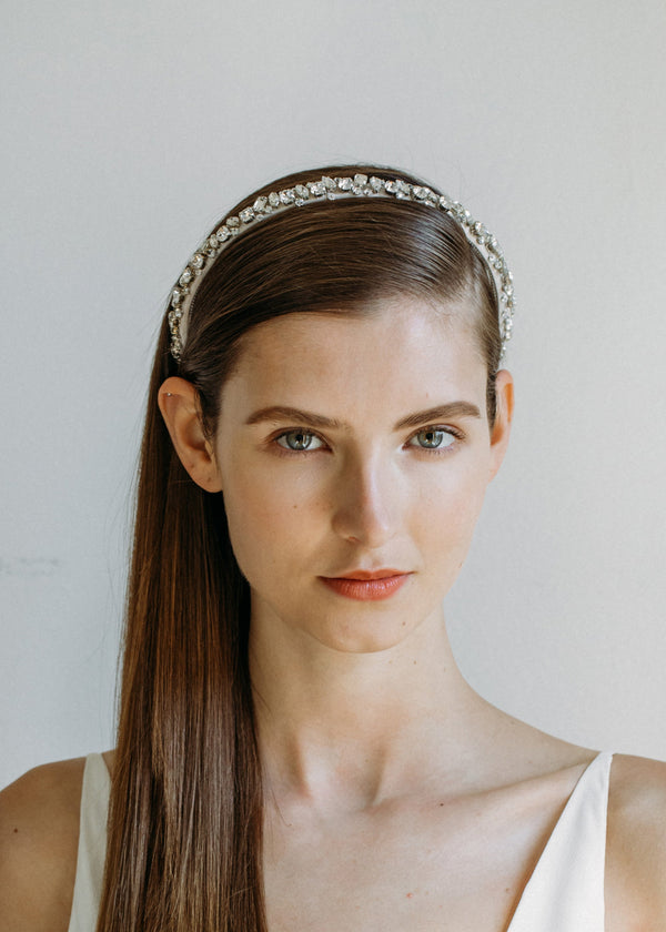 Jennifer Behr Essen Headband Crystal