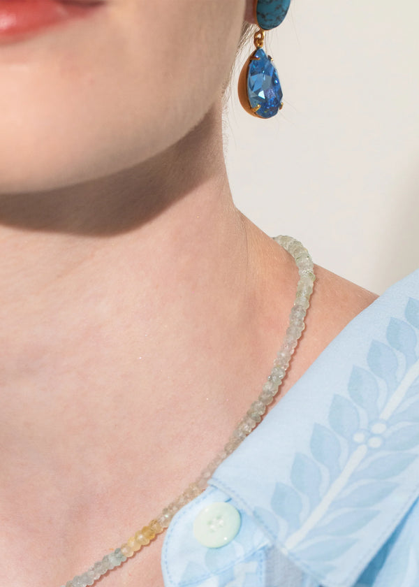 Jennifer Behr Evian Necklace Aquamarine