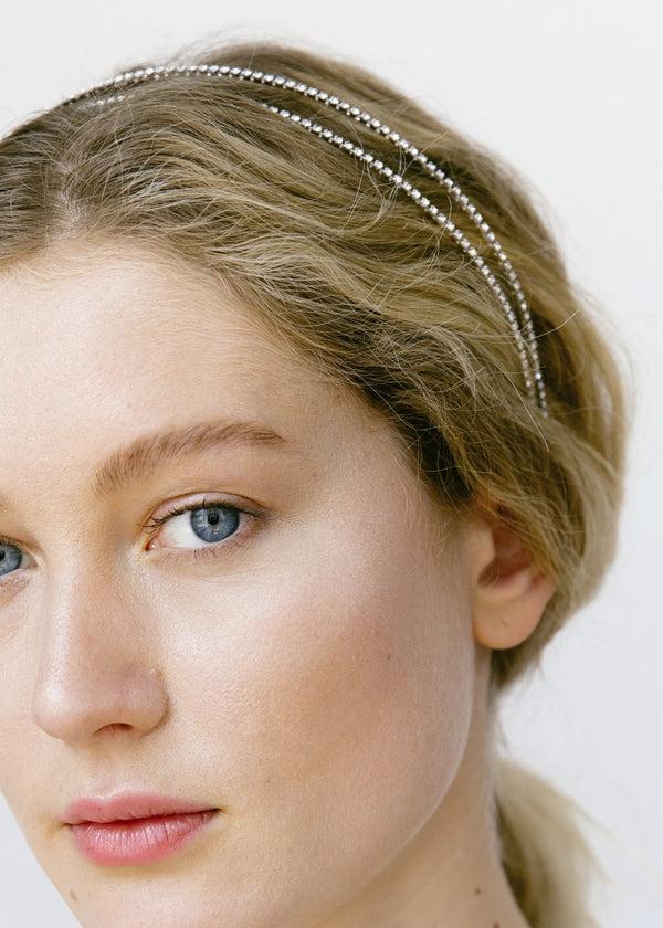 Jennifer Behr Evie Headband Crystal