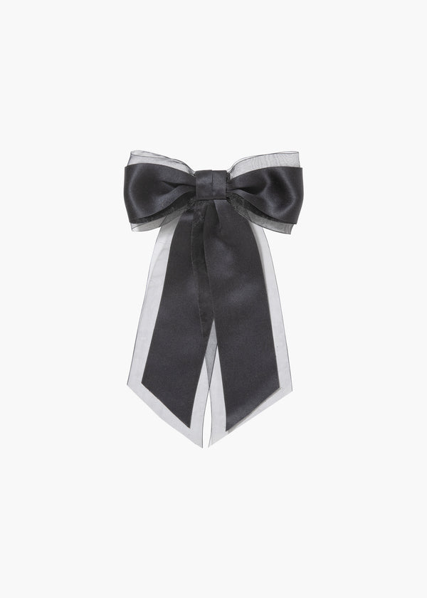 jennifer behr Frankie Bow Barrette Black