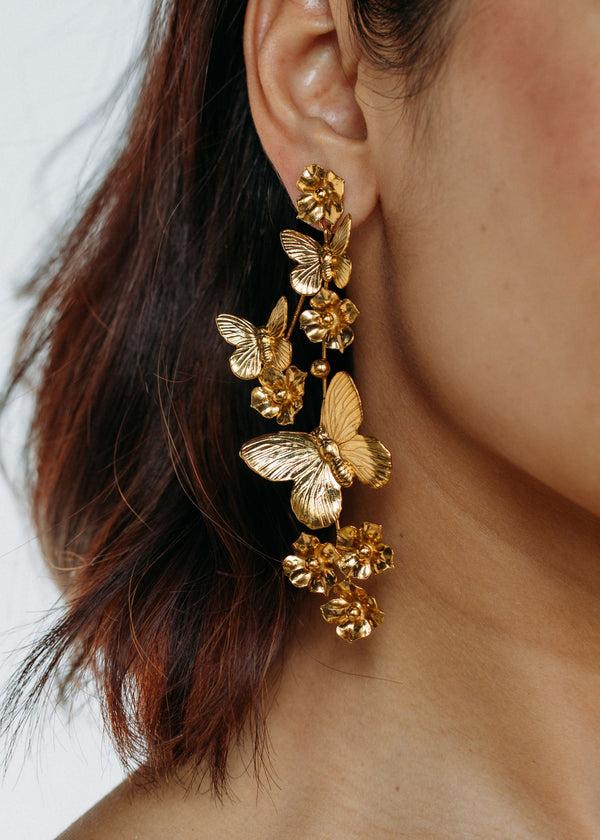 Jennifer Behr Galilea Earrings Gold