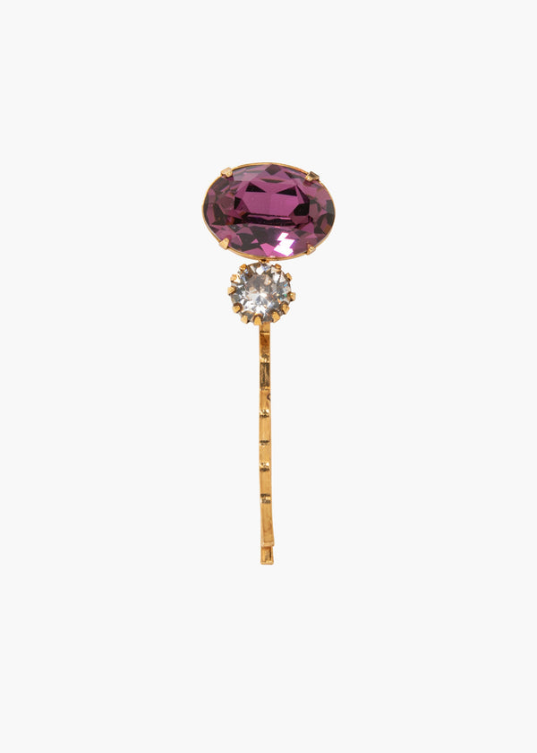 jennifer behr Gemma Bobby Pin Amethyst