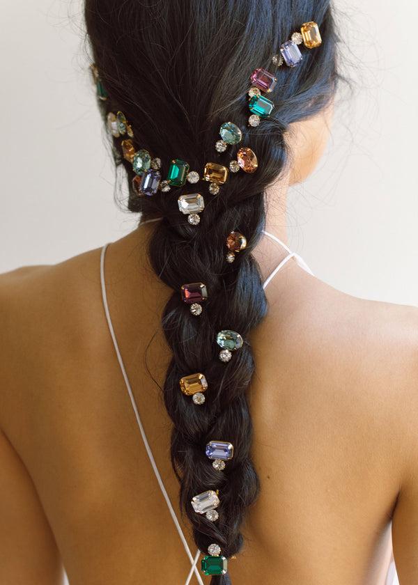 Jennifer Behr Gemma Bobby Pin Amethyst
