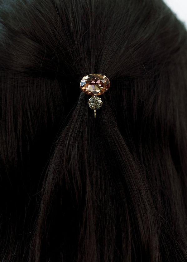 Jennifer Behr Gemma Bobby Pin Antique Rose
