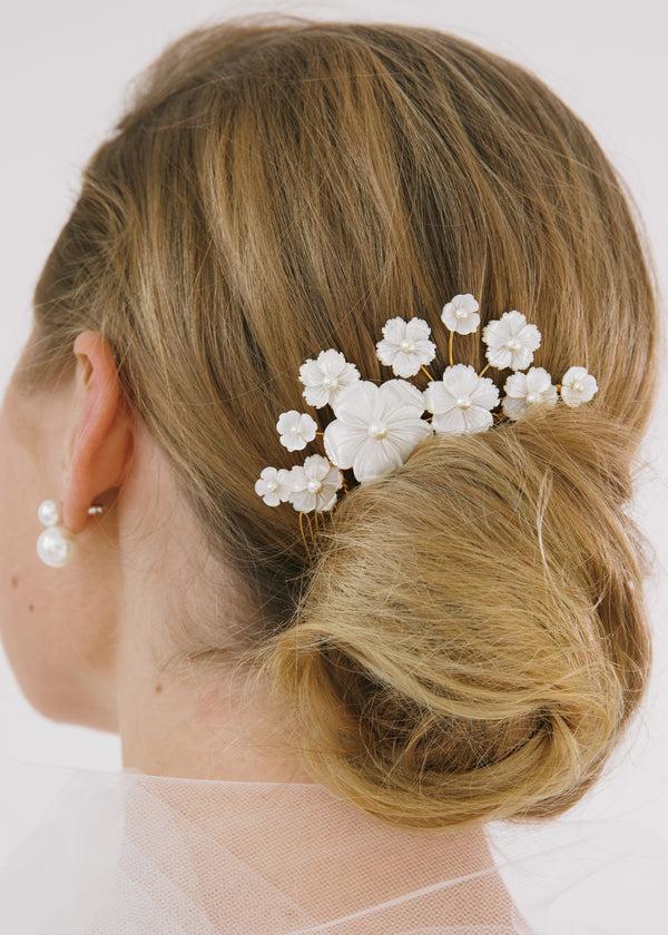 Jennifer Behr Geneva Comb Mother Of Pearl