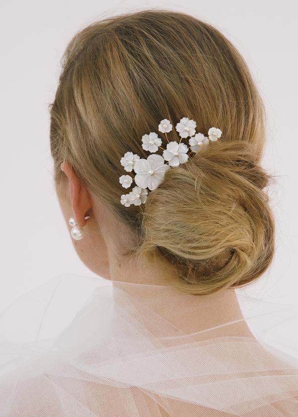 Jennifer Behr Geneva Comb Mother Of Pearl