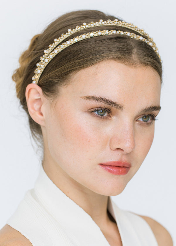 Jennifer Behr Gina Headband Crystal