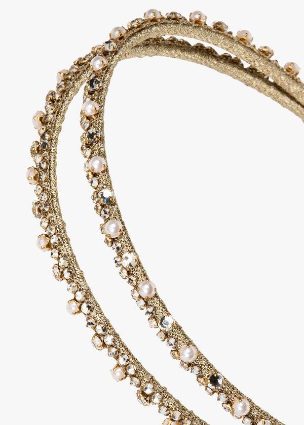 Jennifer Behr Gina Headband Crystal