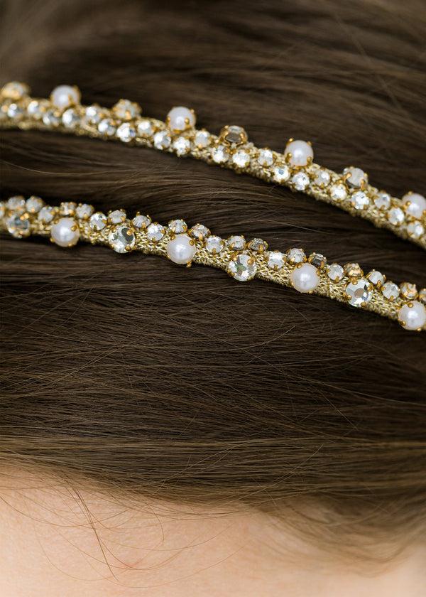 Jennifer Behr Gina Headband Crystal