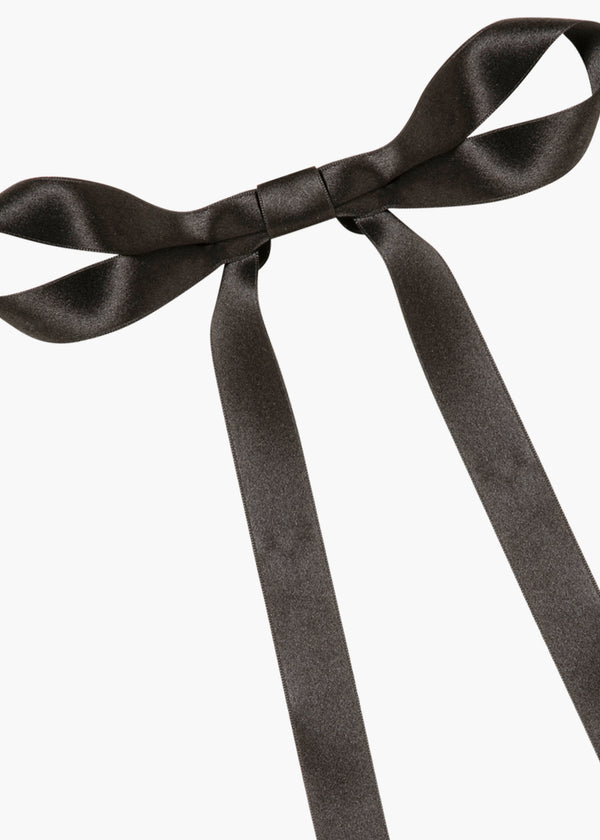 Jennifer Behr Gretta Bow Barrette Black