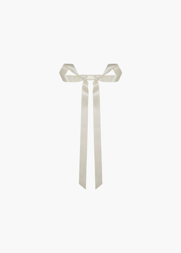 jennifer behr Gretta Bow Barrette Cream