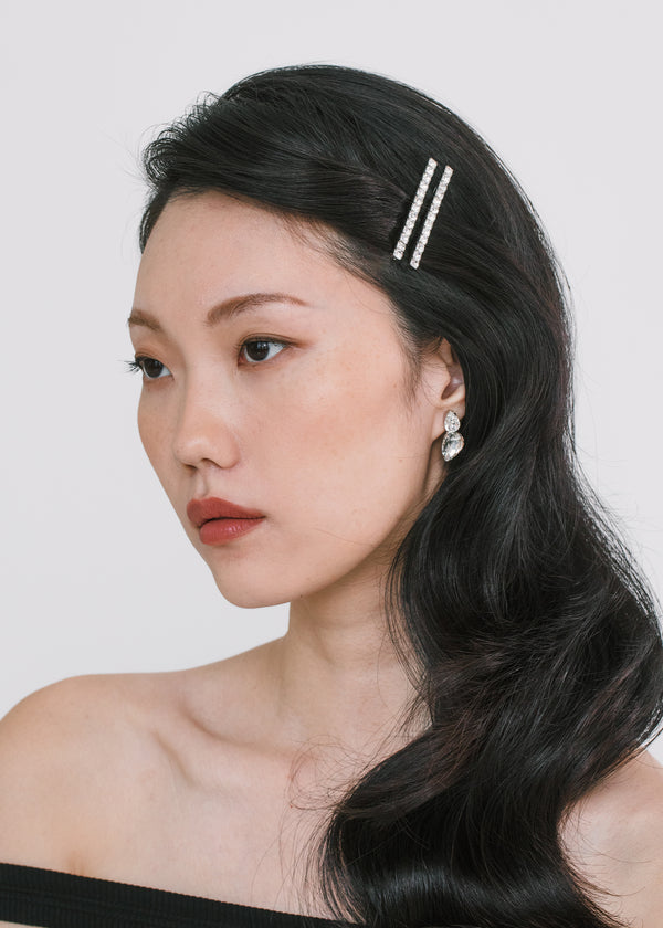 Jennifer Behr Gwen Bobby Pins Crystal