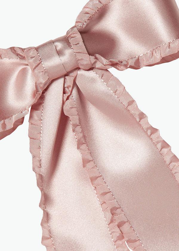 Jennifer Behr Harper Bow Barrette Blush
