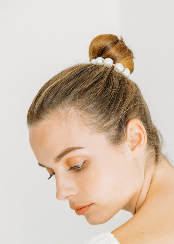 Jennifer Behr Henley Pony Wrap Pearl