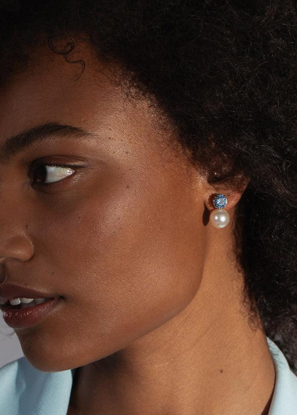 Jennifer Behr Ines Earrings Sky