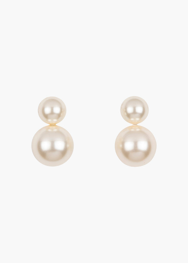 jennifer behr Iris Pearl Earrings Pearl