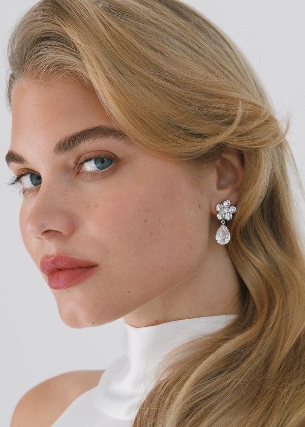 Jennifer Behr Janna Earrings Crystal