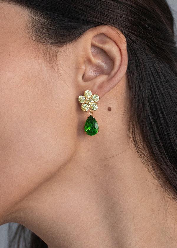 Jennifer Behr Janna Earrings Fern