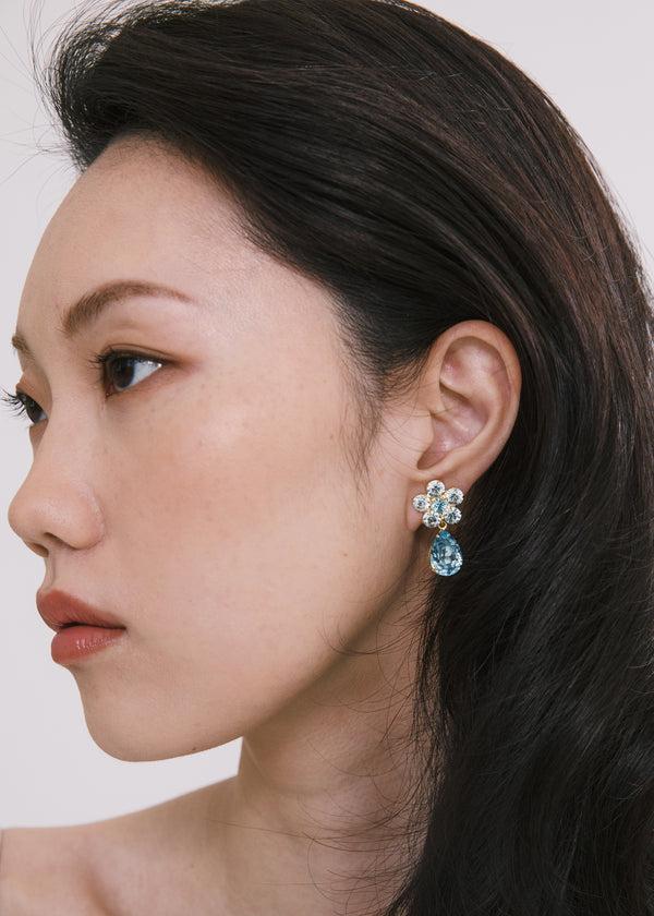 Jennifer Behr Janna Earrings Pool
