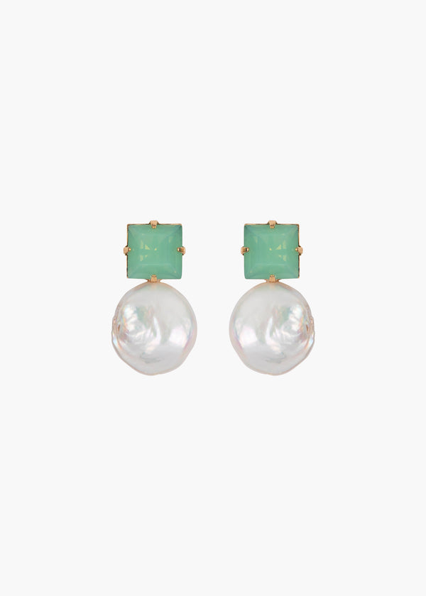jennifer behr Junia Earrings Pacific Opal