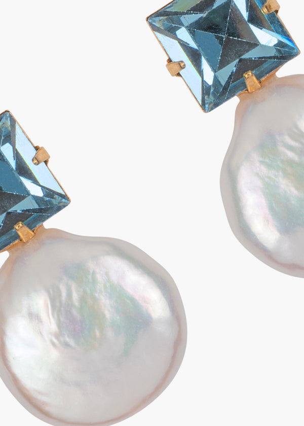 Jennifer Behr Junia Earrings Sky