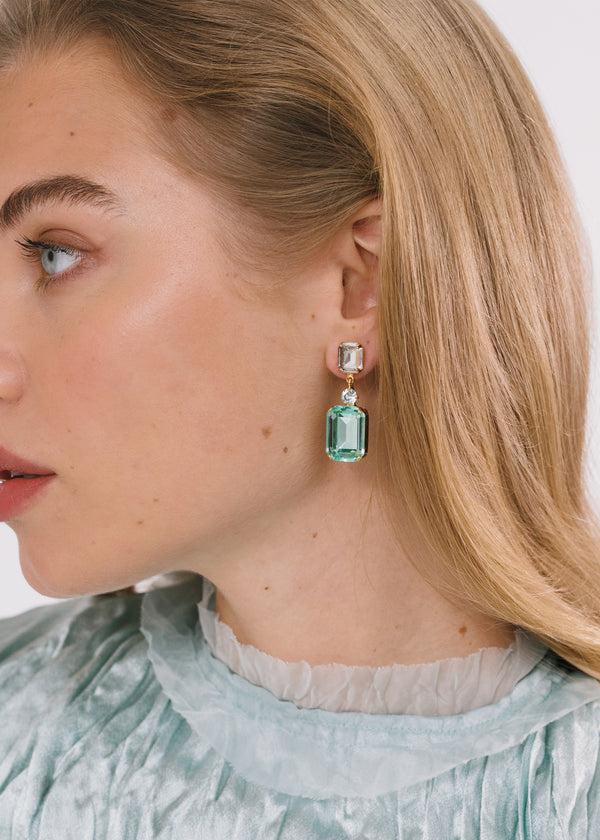 Jennifer Behr Justine Earrings Chrysolite