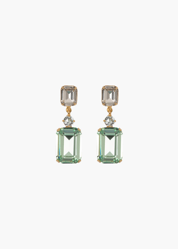 jennifer behr Justine Earrings Chrysolite