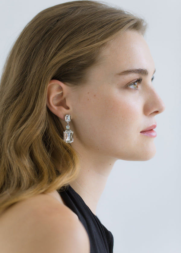 Jennifer Behr Justine Earrings Crystal