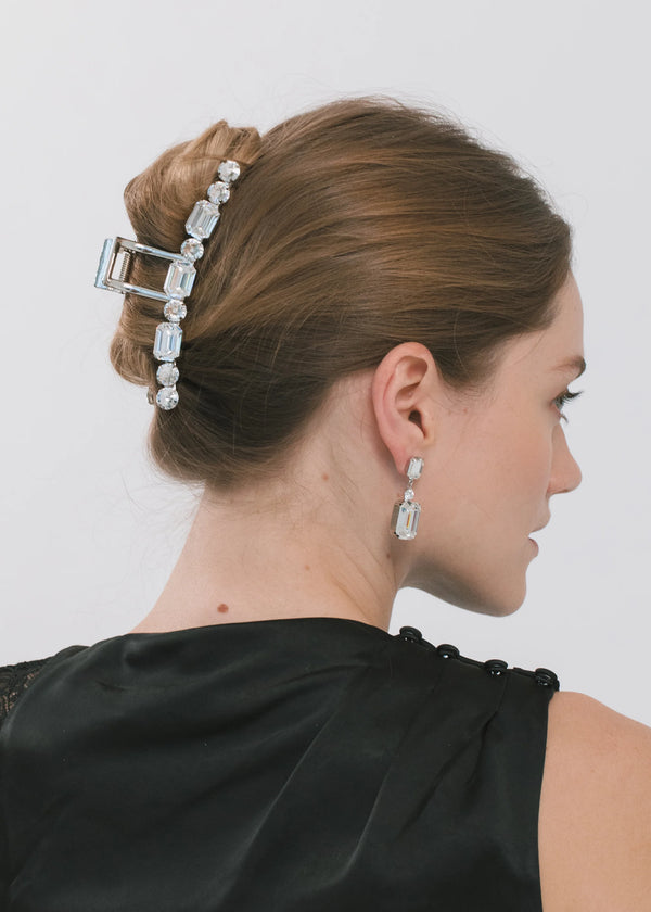 Jennifer Behr Justine Jaw Clip Crystal