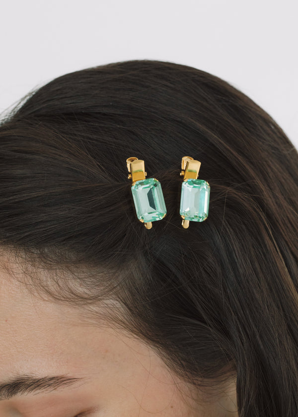 Jennifer Behr Kara Hair Clips Chrysolite