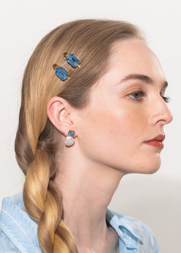 Jennifer Behr Kara Hair Clips Pool