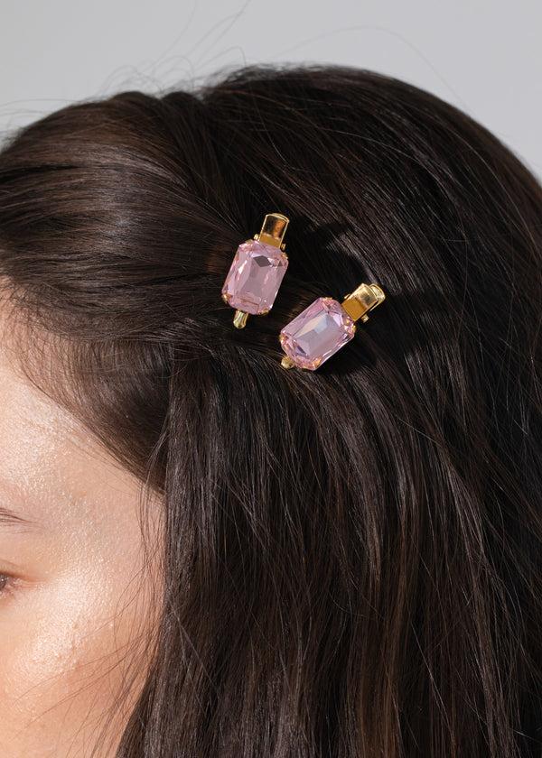 Jennifer Behr Kara Hair Clips Rose